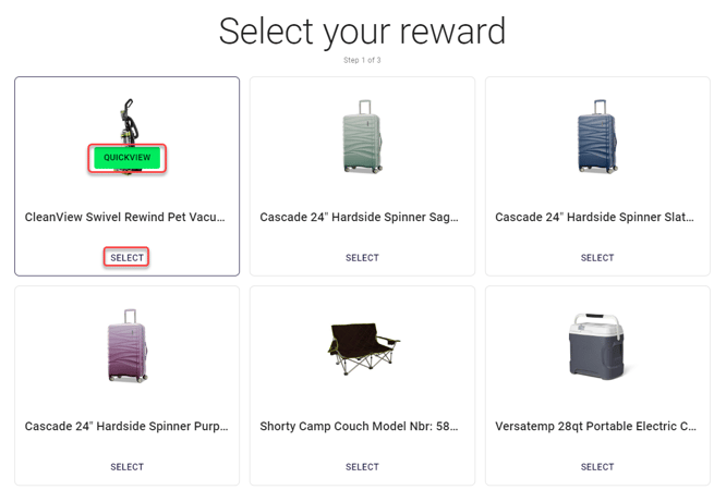 Select your reward-png