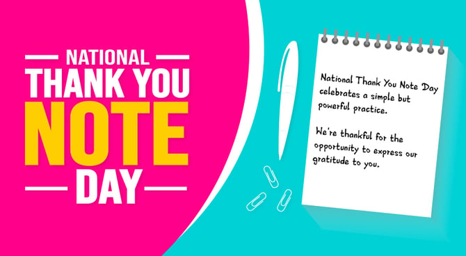 Thank You Note Day